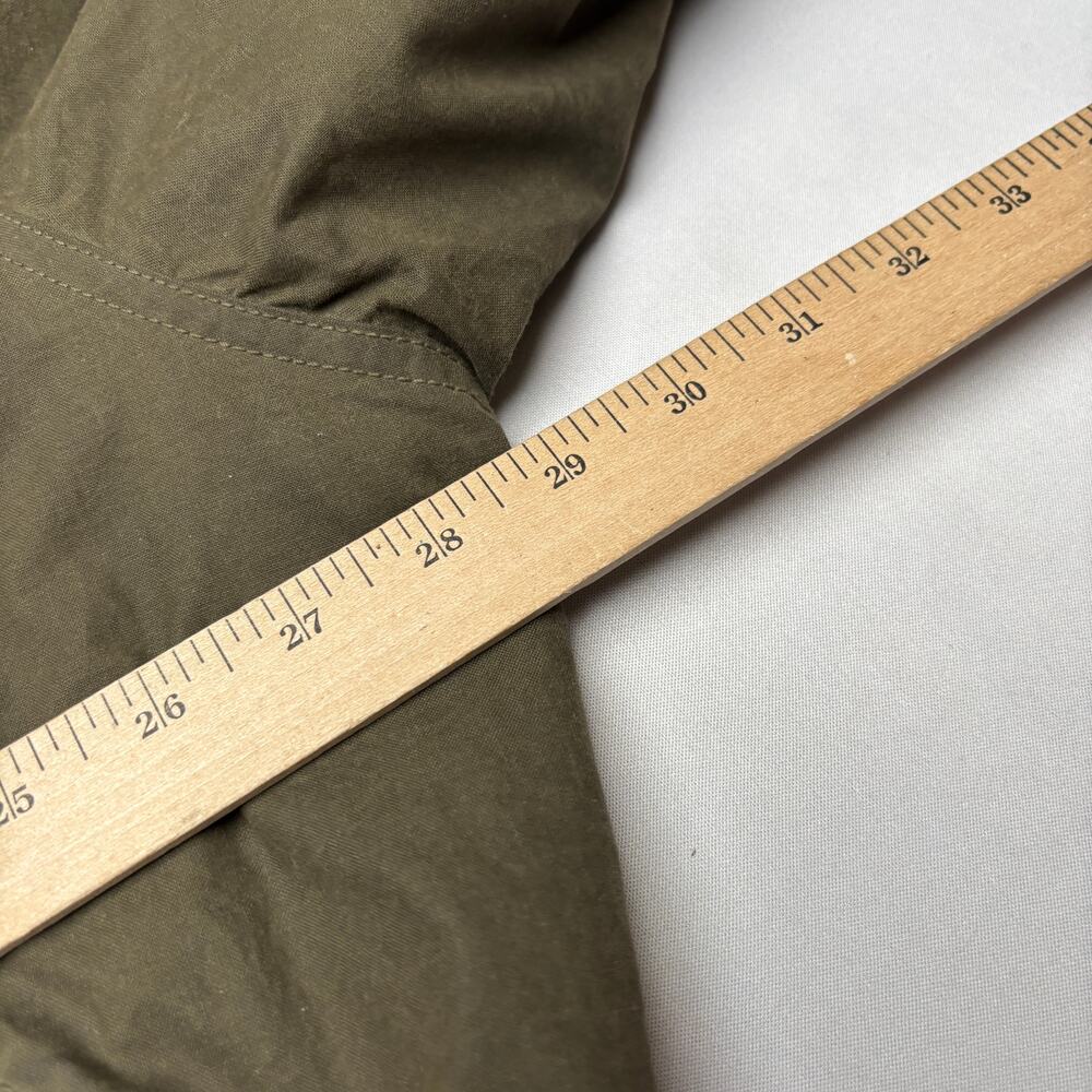 Vintage Gap Harrington Bomber Jacket Leather Collar XL Y2K Flannel Quilt Lined - Picture 7 of 14